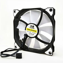 Load image into Gallery viewer, Cooling Fan  4 Pin 120mm Computer Case Fan Silent 12CM Fan CPU Cooling RGB Quiet PC Cooler Fan
