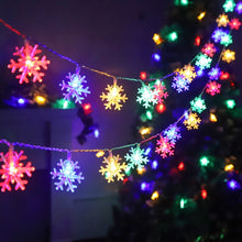 Load image into Gallery viewer, Snowflake LED Light Christmas Decor For Home Hanging Garland Christmas Ornaments Xmas Tree Decor Noel Navidad
