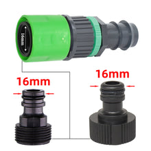 Load image into Gallery viewer, Quick Connector Nipple EURO USA 3/4 Inch Male Threaded Hose Pipe Adapter for Garden Tubing Drip Irrigation Watering System
