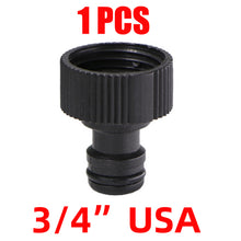 Load image into Gallery viewer, Quick Connector Nipple EURO USA 3/4 Inch Male Threaded Hose Pipe Adapter for Garden Tubing Drip Irrigation Watering System
