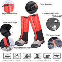 Load image into Gallery viewer, Gaiters Hiking Boot Legging Shoes Camping Trekking Skiing Hunting Snake Shoe Cover Leg Protection
