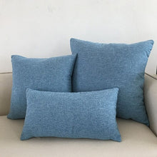 Load image into Gallery viewer, Solid Sofa Cushion Cover 30x50/40x40/45x45/40x60/50x50/55x55/60x60cm Decorative Throw Pillow Case For Car Seat Chair
