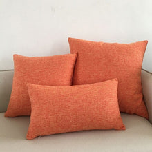 Load image into Gallery viewer, Solid Sofa Cushion Cover 30x50/40x40/45x45/40x60/50x50/55x55/60x60cm Decorative Throw Pillow Case For Car Seat Chair
