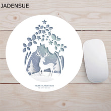 Load image into Gallery viewer, 20*20cm Soft Laptop Mouse Mat Cartoon Anime Planets Cute Mouse Mat Kawaii Desk Mats Anti-slip Circular Games Office Supplies Deskpad
