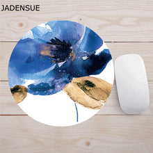 Load image into Gallery viewer, 20*20cm Soft Laptop Mouse Mat Cartoon Anime Planets Cute Mouse Mat Kawaii Desk Mats Anti-slip Circular Games Office Supplies Deskpad
