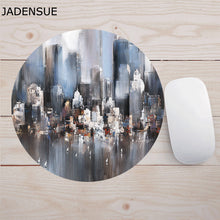 Load image into Gallery viewer, 20*20cm Soft Laptop Mouse Mat Cartoon Anime Planets Cute Mouse Mat Kawaii Desk Mats Anti-slip Circular Games Office Supplies Deskpad
