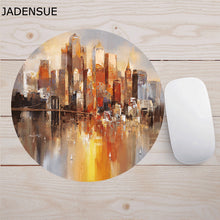 Load image into Gallery viewer, 20*20cm Soft Laptop Mouse Mat Cartoon Anime Planets Cute Mouse Mat Kawaii Desk Mats Anti-slip Circular Games Office Supplies Deskpad
