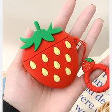 Load image into Gallery viewer, Soft Silicone for Airpods 3 Case 3D Cartoon Strawberry Avocado Earphone for Airpods 1 2 Pro 3 Case
