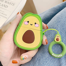 Load image into Gallery viewer, Soft Silicone for Airpods 3 Case 3D Cartoon Strawberry Avocado Earphone for Airpods 1 2 Pro 3 Case
