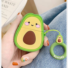 Load image into Gallery viewer, Soft Silicone for Airpods 3 Case 3D Cartoon Strawberry Avocado Earphone for Airpods 1 2 Pro 3 Case
