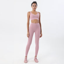 Load image into Gallery viewer, Yoga Set Sports Suit Women Lounge Wear Crop Tops And Leggings
