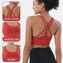 Load image into Gallery viewer, Yoga Sports Bra For Women Nylon Top  Breathable Underwear
