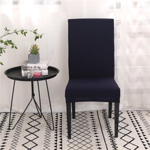 Load image into Gallery viewer, Solid Color Spandex Chair Covers Stretch Dining Room Seat Cover Elastic Chair Protective Case for Restaurant Wedding Banquet
