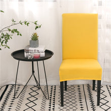 Load image into Gallery viewer, Solid Color Spandex Chair Covers Stretch Dining Room Seat Cover Elastic Chair Protective Case for Restaurant Wedding Banquet
