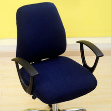 Load image into Gallery viewer, Solid Office Computer Chair Cover Spandex Split Seat Cover Universal Office Anti-dust  Armchair Cover
