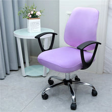 Load image into Gallery viewer, Solid Office Computer Chair Cover Spandex Split Seat Cover Universal Office Anti-dust  Armchair Cover
