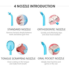 Load image into Gallery viewer, Portable Oral Irrigator USB Rechargeable Dental Water Flosser Stable Water Flow  Waterproof Bathroom Teeth Cleaner
