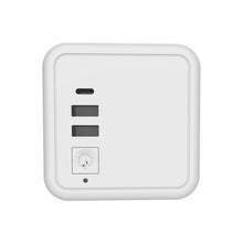 Load image into Gallery viewer, Sopend PowerCube Socket Power StripPlug Wall with 4 Outlets 2 USB One Switch Type C Ports 1.5m Extension Cable Multi Charger
