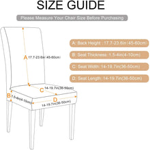 Load image into Gallery viewer, Spandex Stretch Dining Chair Cover Big Elastic Seat Covers Office Chair Slipcovers Restaurant Wedding Banquet Hotel 1/2/4/6PCS
