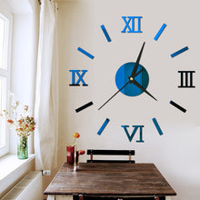 Load image into Gallery viewer, Wall Clock Mirror  s Acrylic Mirror Stickers    Acrylic Decoration Living Room Home Self Adhesive Number Mute Hanging Watch
