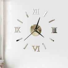 Load image into Gallery viewer, Wall Clock Mirror  s Acrylic Mirror Stickers    Acrylic Decoration Living Room Home Self Adhesive Number Mute Hanging Watch
