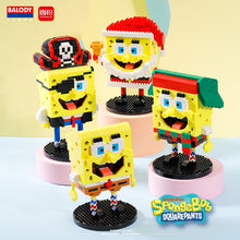 Load image into Gallery viewer, SpongeBob SquarePants Micro particles Block City  Patrick Star Squidward  Charm Kids Toys Birthday Gifts

