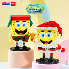 Load image into Gallery viewer, SpongeBob SquarePants Micro particles Block City  Patrick Star Squidward  Charm Kids Toys Birthday Gifts
