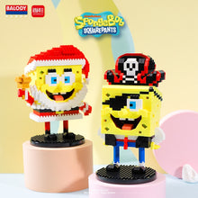 Load image into Gallery viewer, SpongeBob SquarePants Micro particles Block City  Patrick Star Squidward  Charm Kids Toys Birthday Gifts
