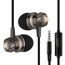 Load image into Gallery viewer, Wired Super Bass Earbud 3.5mm Earphone Built-in Microphone Hand Free Noise Reduction Gaming Universal Headset
