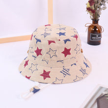 Load image into Gallery viewer, Spring Autumn Thin Cartoon Dinosaur Print Baby Bucket Hat Cotton Fisherman Hats Kids Summer Toddler Boys Girls Panama Sun Cap
