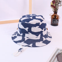 Load image into Gallery viewer, Spring Autumn Thin Cartoon Dinosaur Print Baby Bucket Hat Cotton Fisherman Hats Kids Summer Toddler Boys Girls Panama Sun Cap
