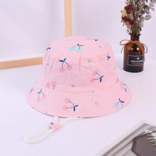 Load image into Gallery viewer, Spring Autumn Thin Cartoon Dinosaur Print Baby Bucket Hat Cotton Fisherman Hats Kids Summer Toddler Boys Girls Panama Sun Cap
