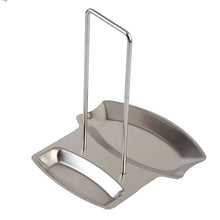 Load image into Gallery viewer, Stainless Steel Pan Pot Cover Lid Rack Stand Spoon Holder Stove Organizer Home Storage Soup Spoon Rests Kitchen Tools
