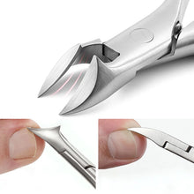 Load image into Gallery viewer, Stainless steel nail clippers trimmer Ingrown pedicure care professional Cutter nipper tools for feet toenail paronychia improve
