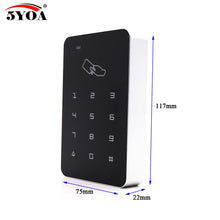 Load image into Gallery viewer, Door lock Standalone Access Controller with 10pcs EM keychains RFID Access Control Keypad digital panel Card Reader For  System
