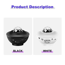 Load image into Gallery viewer, LED  Projector Ocean Wave Night Light Room Decor Rotate Starry Sky Porjectors  Decoration Bedroom Lamp

