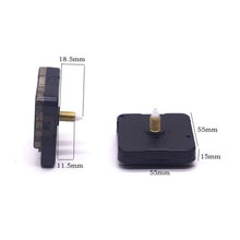 Load image into Gallery viewer, Wall Clock Silent Large   Quartz Clock Movement Mechanism Hands Wall Repair Tool Parts Kit Set  Black Quartz   Core
