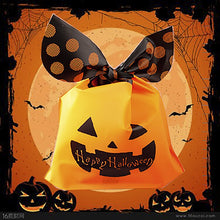 Load image into Gallery viewer, StoBag 50pcs Halloween Candy Packaging Bag Party Trick Or Treat Handbag For Children Gift Cookies Handmade Favour Biscuits Snack
