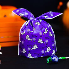 Load image into Gallery viewer, StoBag 50pcs Halloween Candy Packaging Bag Party Trick Or Treat Handbag For Children Gift Cookies Handmade Favour Biscuits Snack
