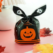 Load image into Gallery viewer, StoBag 50pcs Halloween Candy Packaging Bag Party Trick Or Treat Handbag For Children Gift Cookies Handmade Favour Biscuits Snack
