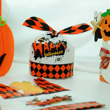 Load image into Gallery viewer, StoBag 50pcs Halloween Candy Packaging Bag Party Trick Or Treat Handbag For Children Gift Cookies Handmade Favour Biscuits Snack
