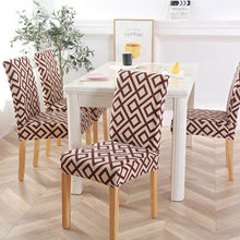 Load image into Gallery viewer, Chair Covers Spandex Elastic Removable Chair Cover Stretch Anti-dirty Wedding Seat Covers Dining housse de chaise 1/2/4/6PCS
