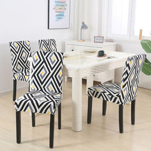 Load image into Gallery viewer, Chair Covers Spandex Elastic Removable Chair Cover Stretch Anti-dirty Wedding Seat Covers Dining housse de chaise 1/2/4/6PCS
