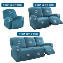 Load image into Gallery viewer, Stretch 1-2-3 Seater All-inclusive Elastic Recliner Sofas Cover Non-slip Convertible Reclining Relax Armchair Sofa Cover
