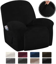 Load image into Gallery viewer, Velvet Recliner Chair Cover Protector Elastic All-inclusive Massage Sofa Couch Cover for Living Room Wingback Armchair Sofa
