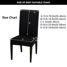 Load image into Gallery viewer, Stretch Spandex Chair Cover Universal Elastic Printing Slipcover for Dining Room Seat Chair Covers Banquet Kitchen Wedding Case
