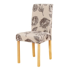 Load image into Gallery viewer, String printed stretch chair cover for dining room office banquet chair protector elastic material armchair cover

