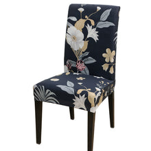Load image into Gallery viewer, String printed stretch chair cover for dining room office banquet chair protector elastic material armchair cover
