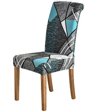Load image into Gallery viewer, String printed stretch chair cover for dining room office banquet chair protector elastic material armchair cover
