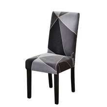 Load image into Gallery viewer, String printed stretch chair cover for dining room office banquet chair protector elastic material armchair cover
